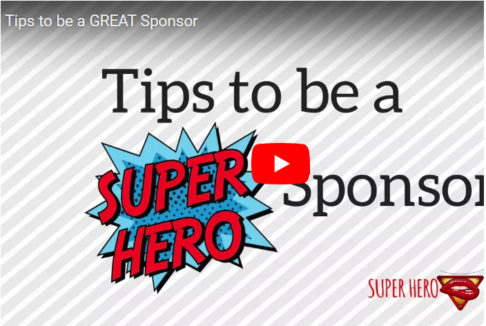 Tips to be a GREAT Sponsor