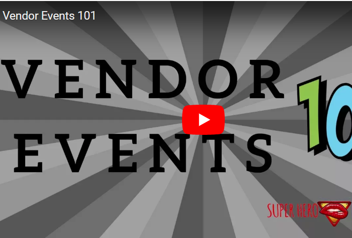 Vendor Events 101